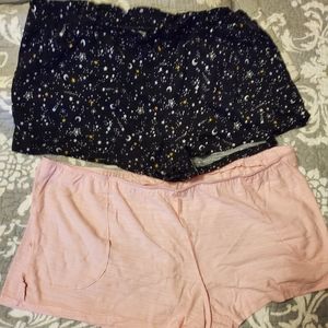 2 NWOT pair sleep shorts